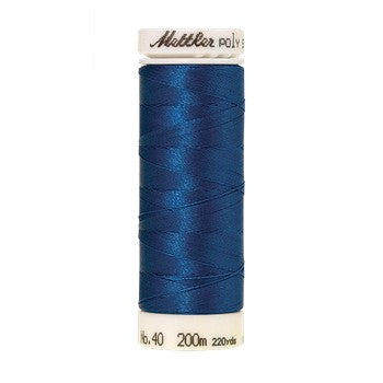 Mettler embroidery thread spool in Colonial Blue (3902) - 40wt 200m