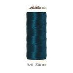 Mettler embroidery thread spool in Deep Sea Blue (4442) - 40wt 200m