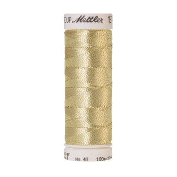 Mettler Metallic Thread 40wt 100m Pale Gold 0496