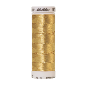 Mettler Metallic Thread 40wt 100m Beaten Gold 0500