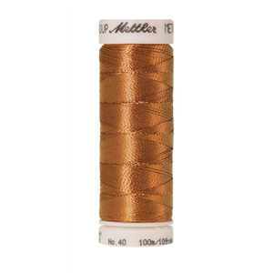 Mettler Metallic Thread 40wt 100m Copper Gold 1134