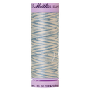 Mettler Cotton Thread Multi 50/3 100m  Tranquil Blue 9810