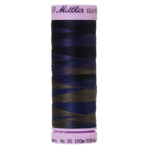 Mettler Cotton Thread Multi 50/3 100m Deep Night 9813