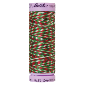 Mettler Cotton Thread Multi 50/3 100m Seasons Greetings 9825