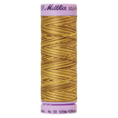 Mettler Cotton Thread Multi 50/3 100m Choco-Banana 828