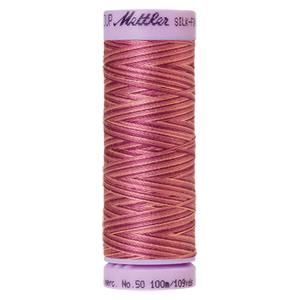 Mettler Cotton Thread Multi 50/3 100m Pink Flox 9839
