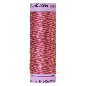 Mettler Cotton Thread Multi 50/3 100m Pink Flox 9839