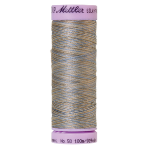 Mettler Cotton Thread Multi 50/3 100m Silvery Blues 9843