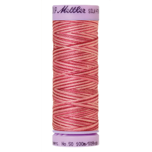 Mettler Cotton Thread Multi 50/3 100m Cranberry Crush 9846