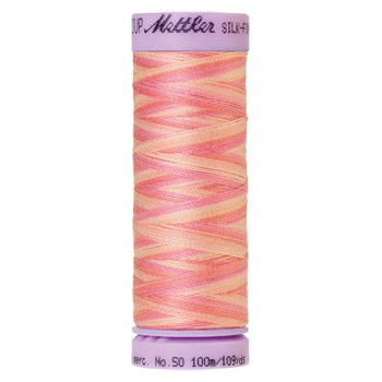 Mettler Cotton Thread Multi 50/3 100m Dusty Rose 9847