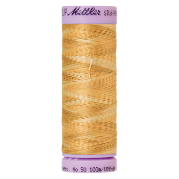 Mettler Cotton Thread Multi 50/3 100m Bleached  Straw 9855