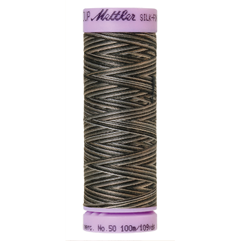 Mettler Cotton Thread Multi 50/3 100m  Charcoal 9861