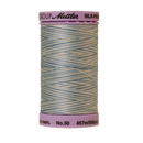 Mettler Cotton Thread Multi 50/3 457m Tranquil Blue 9810