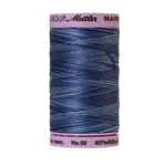Mettler Cotton Thread Multi 50/3 457m Evening Blue 9812