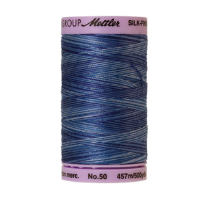 Mettler Cotton Thread Multi 50/3 457m Evening Blue 9812