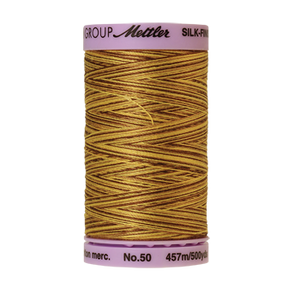 Mettler Cotton Thread Multi 50/3 457m Choco Banana 9828