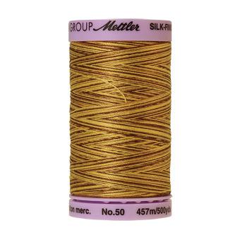 Mettler Cotton Thread Multi 50/3 457m Choco Banana 9828