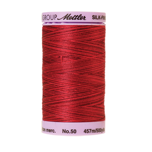 Mettler Cotton Thread Multi 50/3 457m Midnight Garnet 9845