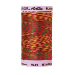 Mettler Cotton Thread Multi 50/3 457m Poppy Garden 9851