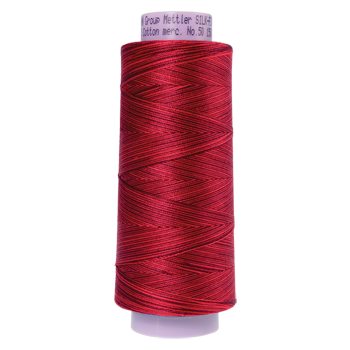 Mettler Cotton Thread Multi 50/2 1372m Midnight Garnet  9845