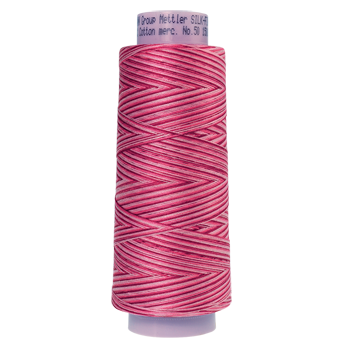 Mettler Cotton Thread Multi 50/2 1372m Cranberry Crush  9846