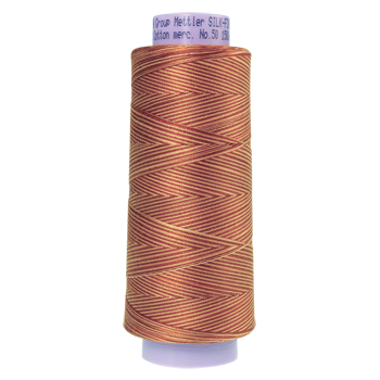 Mettler Cotton Thread Multi 50/2 1372m Iced Coffee  9853
