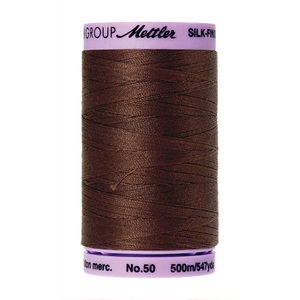 Mettler Cotton Thread 50/2 500m Friar Brown 0173