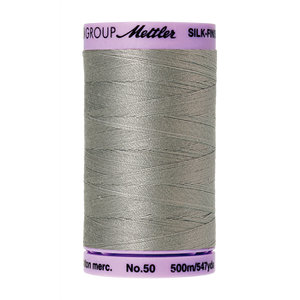 Mettler Cotton Thread 50/2 500m Titan Gray 0413