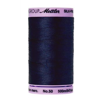 Mettler Cotton Thread 50/2 500m Navy 0825