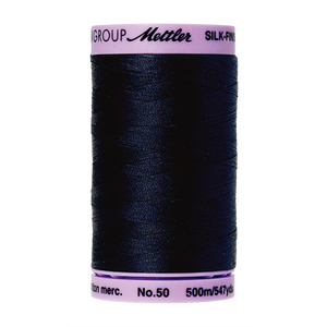 Mettler Cotton Thread 50/2 500m Dark Blue  0827