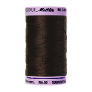 Mettler Cotton Thread 50/2 500m Very Dark Brown 1002
