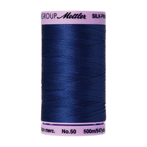 Mettler Cotton Thread 50/2 500m Royal Blue 1303