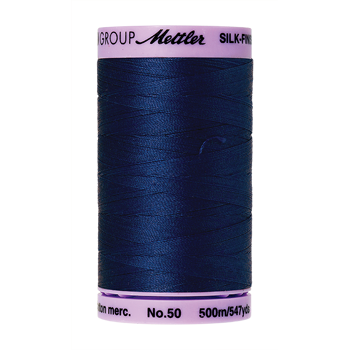 Mettler Cotton Thread 50/2 500m Imperial Blue 1304