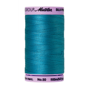 Mettler Cotton Thread 50/2 500m Caribbean Blue 1394