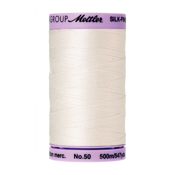 Mettler Cotton Thread 50/2 500m Candlewick 3000