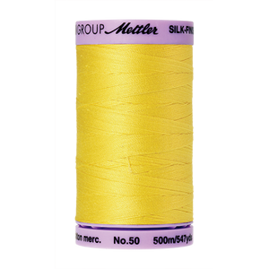 Mettler Cotton Thread 50/2 500m Lemon Zest 3507