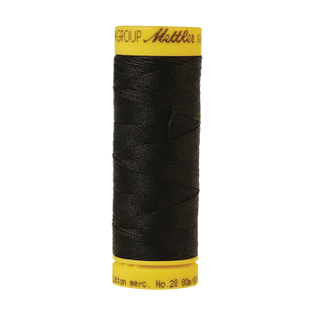 Mettler Cotton Thread 28 /2 80m Black 4000