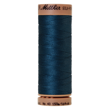 Mettler Cotton Thread 40 /2 150m Tartan Blue 0485