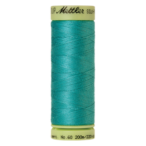 Mettler Cotton Thread 60 /2 200m Deep Aqua 1091