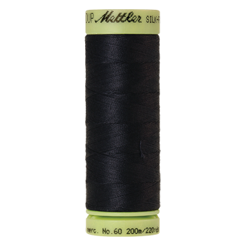 Mettler Cotton Thread 60 /2 200m Black Iris 1243