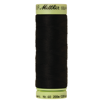 Mettler Cotton Thread 60 /2 200m Black 4000