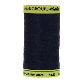 Mettler Cotton Thread 60 /2 800m Navy 0825