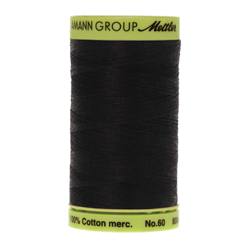 Mettler Cotton Thread 60 /2 800m Black 4000