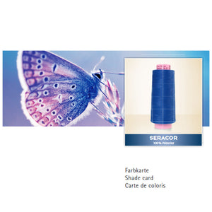 Mettler Seracor Overlock Thread Wrapped Shade Card