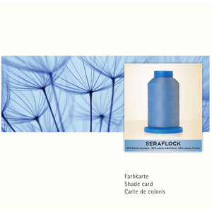 Mettler Seraflock Overlock Thread Wrapped Shade Card