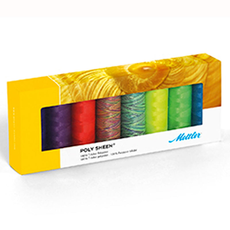 Mettler Thread Gift Pack Polysheen Neon 8 spools