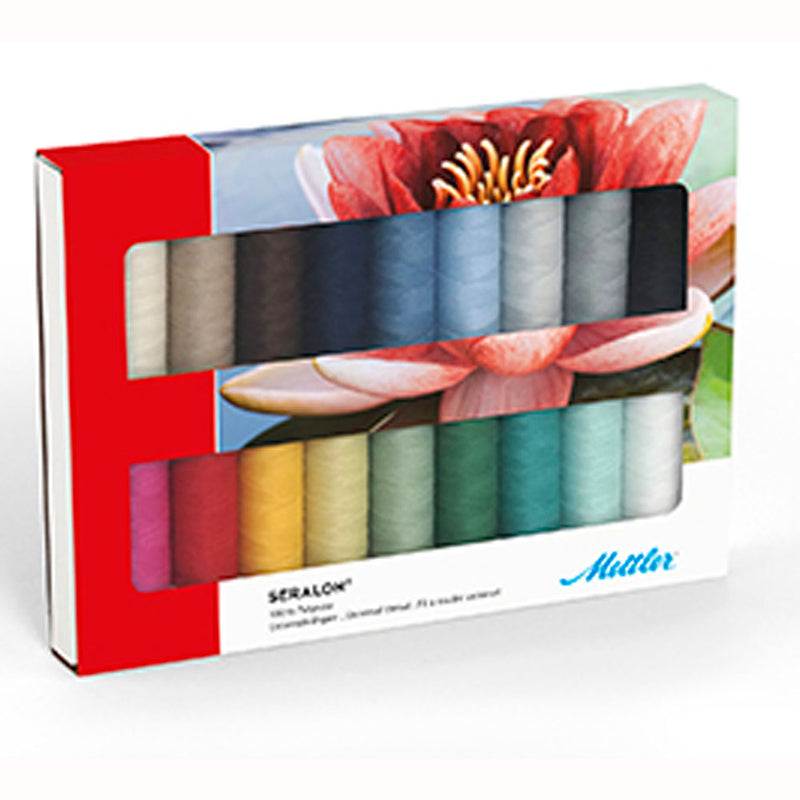 Mettler Thread Gift Pack Seralon 100% Polyester 18 spools