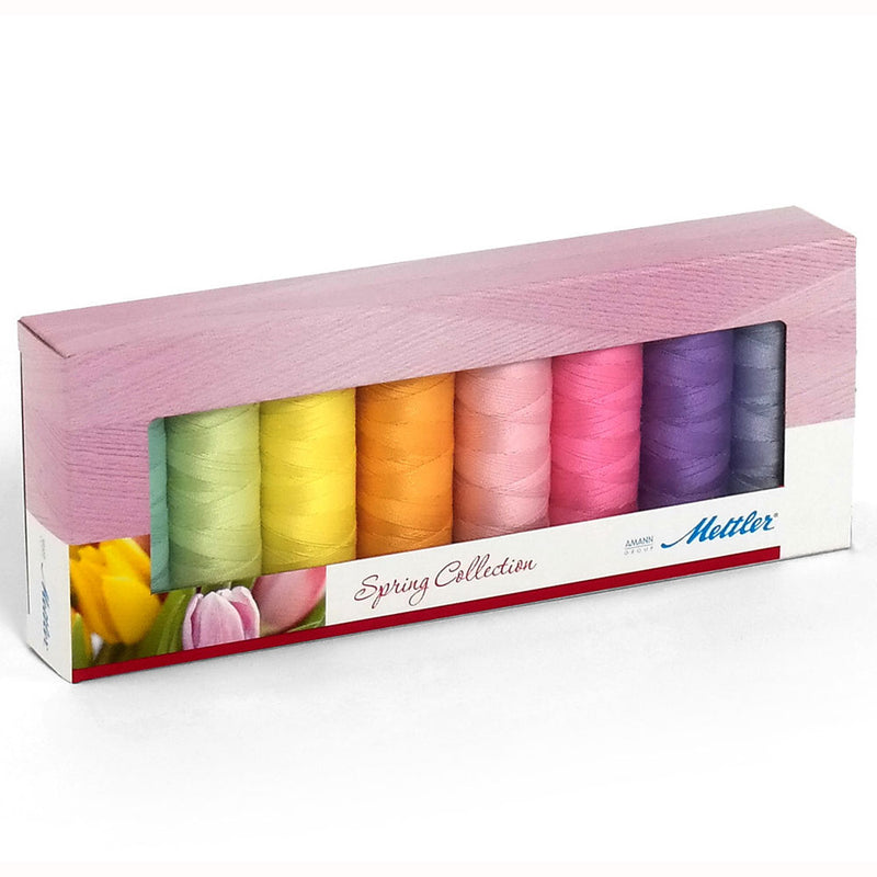 Mettler Gift Pack Silk Finish Spring 100% Cotton 8 spools