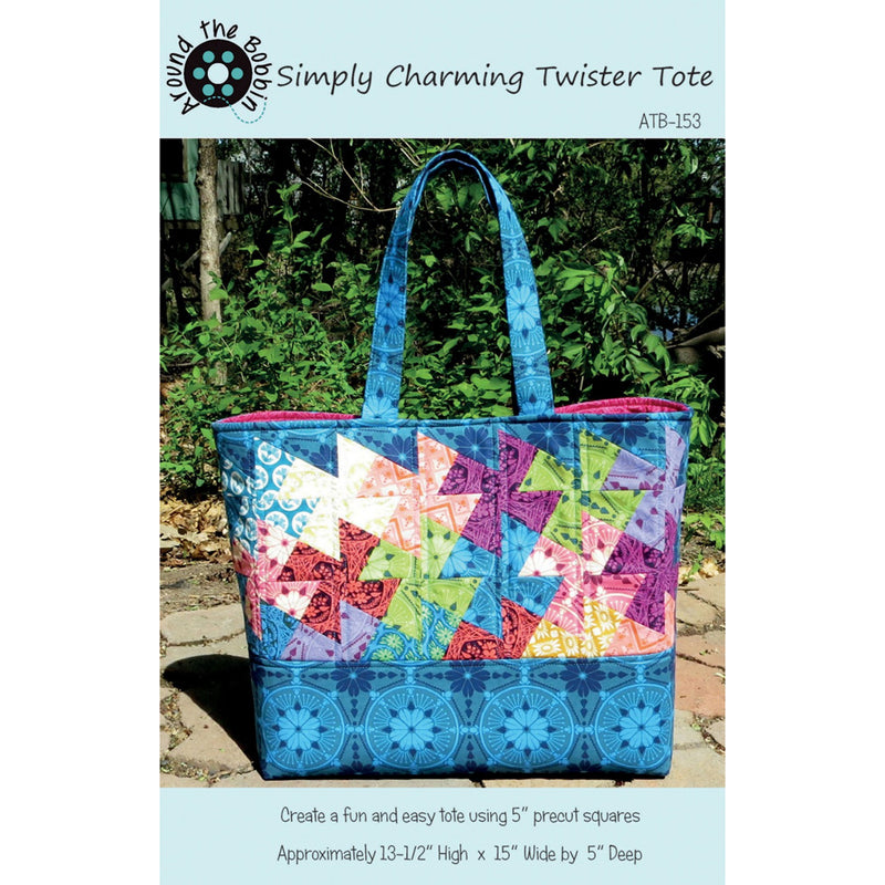 Around the Bobbin Simply Charming Twister Tote Pattern