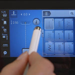 Bernina Soft Touch Screen Stylus B4 & B5 Series & B990 - genuine Bernina sewing machine accessory - close-up detail
